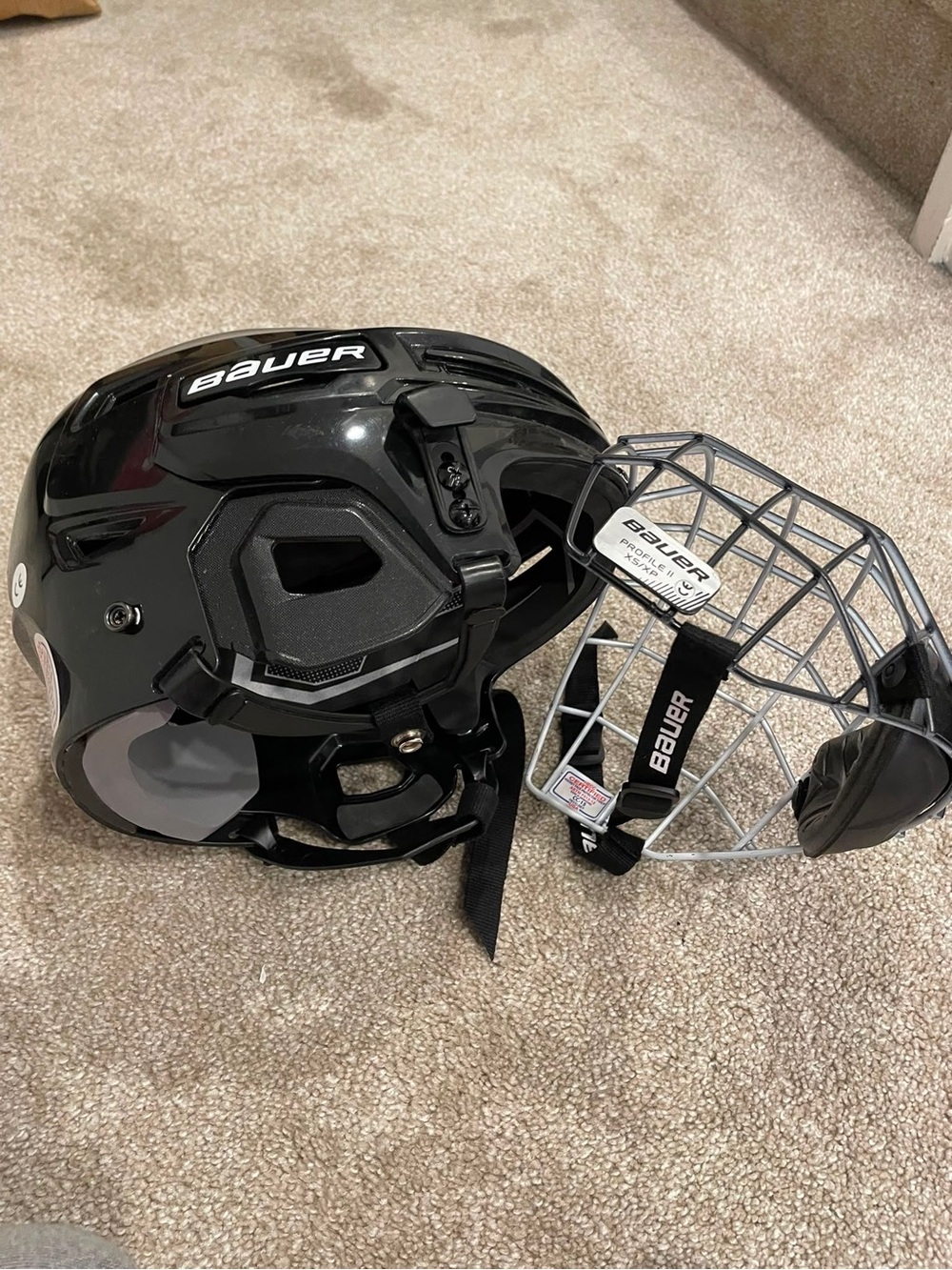 BAUER Black Hockey Helmet IMS 5.0 M